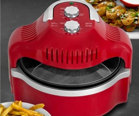 french fries red air fryer cooklite aero fryer